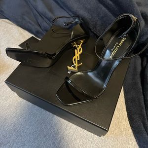 YSL HEEL (WOMAN BLACK SIZE 40)